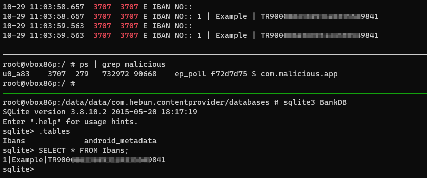 Content Provider Exploit