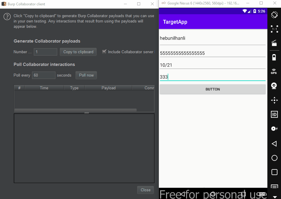 Intent Hijacking PoC